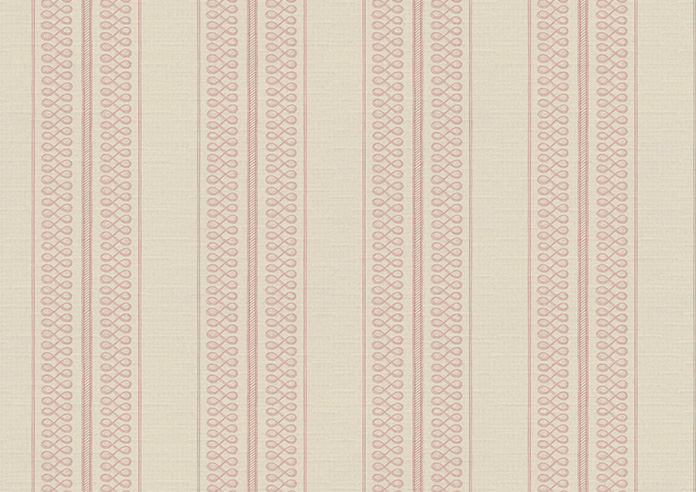 Trellis Prints, Noble Stripe Rosies Pink - Made to Measure Curtains - Image 8